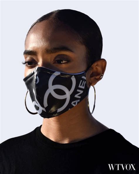 designer masks chanel|chanel mask surgical.